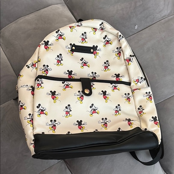 Disney Mickey Mouse Cream Backpack medium - Picture 1 of 9